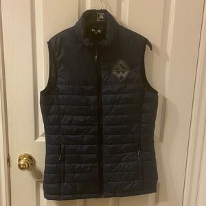Dark Blue Quilted Vest